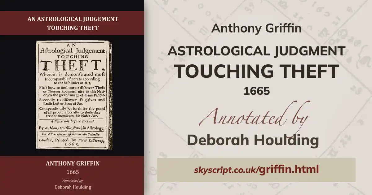 An Astrological Judgement Touching Theft
